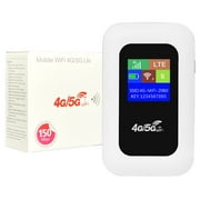 BLEEUS 4G Lte Mobile Wifi Router With Sim Card Slot 150Mbps Mini Hotspot (LCD Asian)